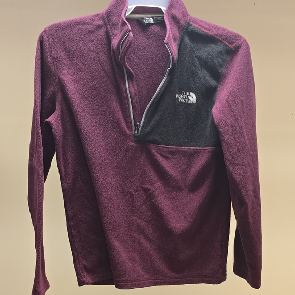 The North Face Other - The North Face Maroon and Black Fleece Jacket